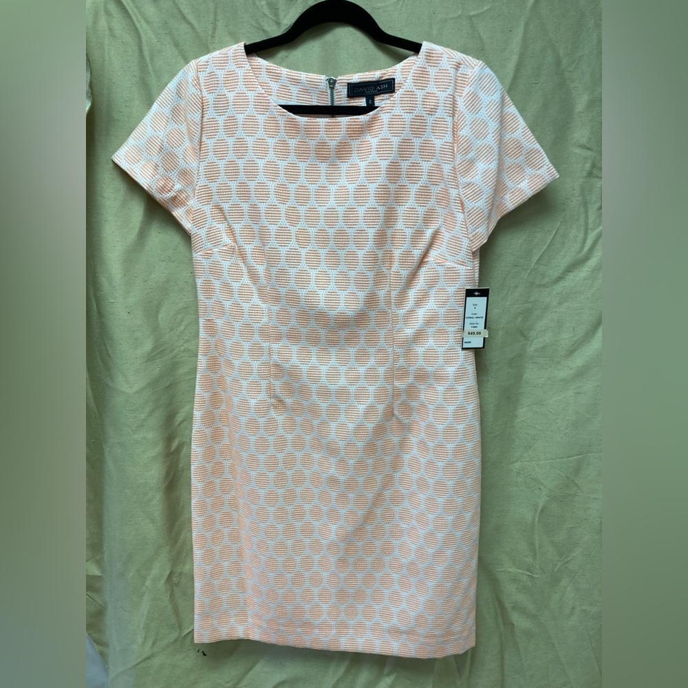 NEW BEAUTIFUL DRESS DAVID ASH, SIZE 8.